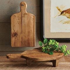 Simple Farmhouse Cutting Board Display Riser Set of 2