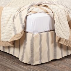 Simple Stripe Pattern Bed Skirt