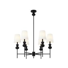 Simply Chic 6 Lamp Chandelier