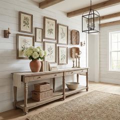 Simply Farmhouse 2 Tier Console Table