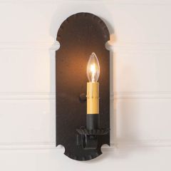 Single Bulb Textured Metal Wall Sconce