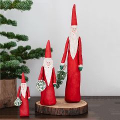 Slim Canvas Santa With Tree