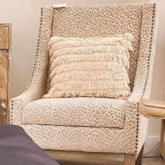 Snow Leopard Farmhouse Chair