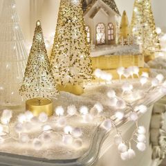 Snowball LED String Lights
