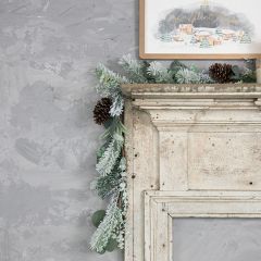 Snowy Winter Foliage Garland