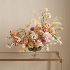 Soft Pink Glass Dish Collection
