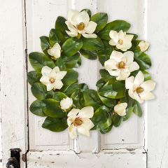 Southern Charms Magnolia Wreath