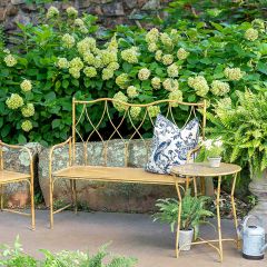 Southern Classics Metal Porch Bench