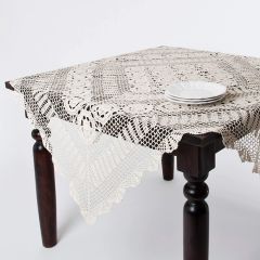 Southern Estate Handmade Crochet Tablecloth