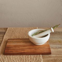 Speckled Stoneware Mortar and Pestle Set