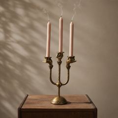 Spooky Brass Hands Candelabra