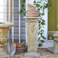 Square Tapered Column Garden Pedestal