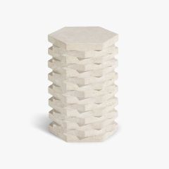 Stacked Geometrical Modern Side Table | SHIPS FREE