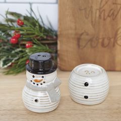 Stacked Snowman Salt And Pepper Shakers Set of 2