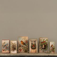 Stacking Boxes With Holly Berries Set of 6