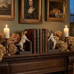 Standing Dog Bookends