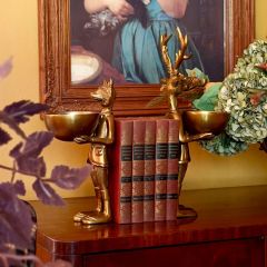 Standing Fox With Display Bowl