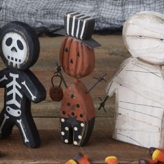 Standing Pumpkin Man Shelf Sitter