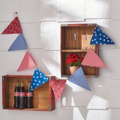 Star Spangled Celebration Pennant Garland