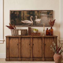 Stately Pine 4 Door Sideboard
