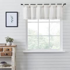 Stitched Button Tab Window Valance