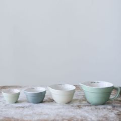 Stoneware Batter Measuring Cup Set of 4