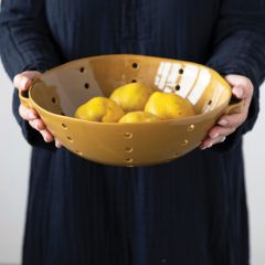Stoneware Berry Colander