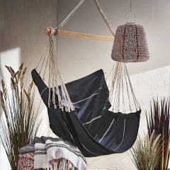 Striped Cotton Canvas Hammock Chair
