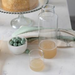 Stylish Decanter With Drinking Glass