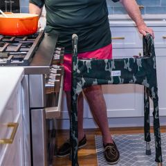 Stylish Fabric Walker Covers For Him