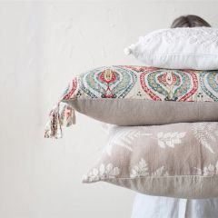 Subtle Stylings Fern Print Accent Pillow