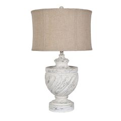 Swirled Urn Base Table Lamp