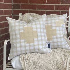Swiss Cross Plaid Accent Pillow