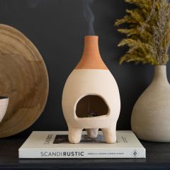 Terra Cotta Chiminea Incense Burner