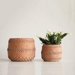 Textured Cement Planter