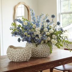 Textured Ceramic Planter Bowl