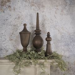 Timeless Accents Wooden Finial Decor