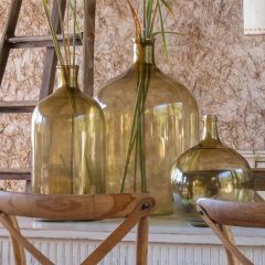 Tinted Olive Glass Bottle