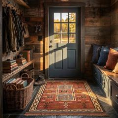 Trading Post Tribal Jute Blend Area Rug