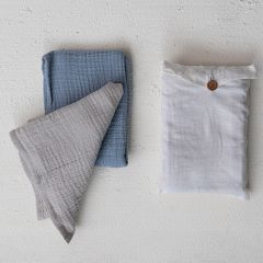 Tranquil Hues Tea Towel Set of 2 With Bag