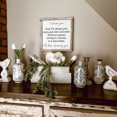 Transferware Terra Cotta Vase Collection Set of 3