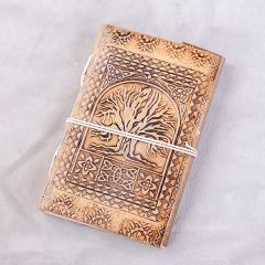 Tree of Life Embossed Leather Journal