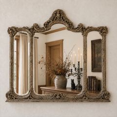 Triple Panel Fountainbleau Wall Mirror