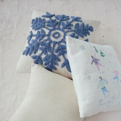 Tufted Snowflake Pillow