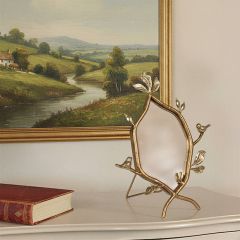 Twig and Sparrow Tabletop Mirror
