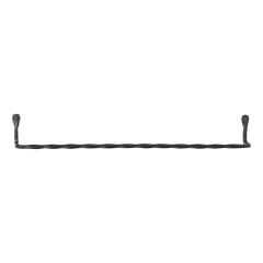 Twisted Wrought Iron Towel Bar