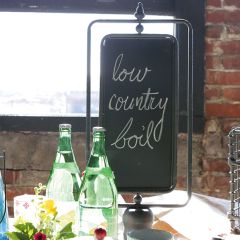 Two Sided Chalkboard On A Stand