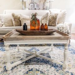 Two Tone Rustic Coffee Table