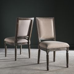 Upholstered Farmhouse Side Chair Set of 2