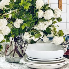 Vegetable Stoneware Oval Serving Dish